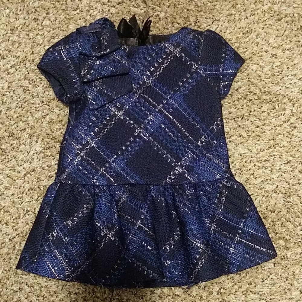 Fancy Dark Blue Baby Girl Dress